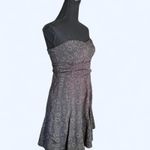 American Eagle Grey vintage Y2K strapless  dress Size 4 Photo 4