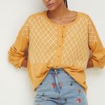 Free People  We the free oversized peach fuzz top Photo 0