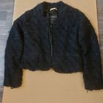 Sanctuary  Clothing Couture Inspired Fringe Jacket S Classic Preppy Holiday Party Photo 7