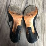 Lulu Guinness Heels sandals leather strappy Black Womens Size 6.5‎ Photo 4