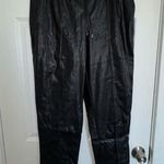 Nine West NEW Faux Leather Joggers Photo 0