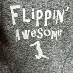 J. America  Space Gray Black Gymnastics Flippin Awesome Hoodie Size Small Photo 1