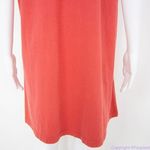 Roaman's red 100% cotton short sleeves dress with‎ pockets, size M Size M Photo 6