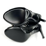 Gucci LIKA LASER CUT LEATHER STONE STUD EMBELLISHED LOGO ANKLE BOOT SIZE EU 38 Photo 5