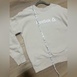 Reebok Women’s Cream Crew Neck Sweatshirt Photo 1