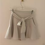 ZARA  tan mini skirt with bow size M Photo 1