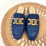 Tod's TOD’S Women’s Kate Chain Loafer Mules Capri Blue Size EU 36.5 Photo 2