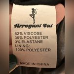 Arrogant Cat Elegant Black Dress with Embellished Neckline Size 8 Photo 5