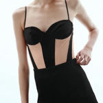 ZARA  black and nude bodysuit size M NWT #2 Photo 0