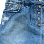 American Eagle  Distressed Denim Mom Skort size 8 Photo 4