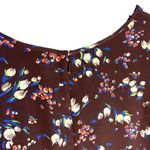 August Silk 100% Silk Faux Wrap Floral Dress Womens 10 Brown NWOT Photo 5