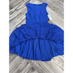 City Studio Juniors Lace Trim Mini Fit & Flare Dress Size 0 Bright Royal Blue Photo 8