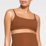 SKIMS NWT  FITS EVERYBODY MATERNITY NURSING SCOOP BRALETTE SIZE M bronze Photo 0