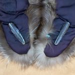 SAGA FOX Silver Fox Fur Trim Besatz Garniture Shawl Stole Scurf Gray Photo 7