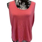 Patchington Basic Wide Strap Tank Top Summer Beach Vacation Coastal Pink Size L Photo 0