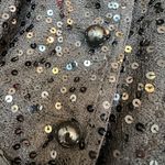 Betsey Johnson Vintage Glam Rock Sequin Whimsigoth Jacket Punk Goth Pinup Size 4 Photo 6