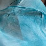 Tahari   pale Blue Tie Dye Style Scarf NWT Photo 4