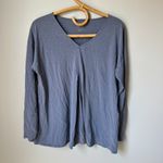 Eileen Fisher Organic-Cotton Pleat-Detail Long-Sleeve Pajamas Women's Small Photo 2