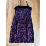 Vtg dress size 10 burnout velvet whimsigoth dark romantic vamp Red Black Hoco Photo 5