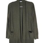 Pink Clover Army Green Cardigan Sweater Size Small NWOT Dark Green Cardigan Photo 0