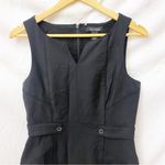 White House | Black Market Black Dress sz 8 Business Dress Lined Photo 2