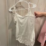 Studio Y Vintage y2k lace trim cami stretchy babydoll  white angel fairy Photo 3