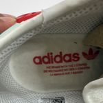 Adidas  White Sneakers with Red and Yellow Details Photo 7