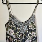 Free People Babydoll Dress Beaded Neck Western Paisley - Size: XS Photo 3