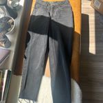 Esprit Jeans High Waist Mom Jeans Distressed Hem Black Denim Size 9/10 Photo 2