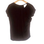 Fabletics Women's Black Whitney Open Shoulder Back Short Sleeve Athletic Shirt Photo 9