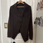 Rubbish  Y2K open front top button cowl neck cardigan Photo 1