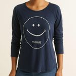 Lucky Brand x Coca-Cola Smiley Face Long Sleeve Shirt Womenโs Medium NWT Photo 0