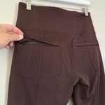 Athleta NWT Delancey Herringbone Tight Pants Leggings Brown Red Size Medium Photo 7