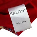 Saloni Multicolor Printed Poplin Cropped Tank Top Women 8 NWT MSRP $201 | 47 Photo 5