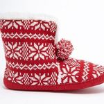 Forever 21 Fair Isle Knit Slippers Photo 0