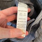 Pretty Little Thing  Charcoal Gray Pinstripe Woven High Waisted Cigarette Pants Photo 5