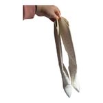 Gianni Bini  Katerina White Over the Knee Pearl Bridal Stiletto Cowboy Boots 9.5 Photo 1