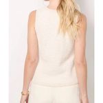 Evereve  Tatum Cream Textured Sweater Tank - Size - Small Photo 1