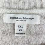 BeachLunchLounge Cozy Beige and White Animal Print Knit Sweater Photo 11