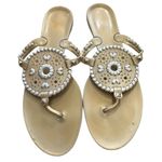 Jack Rogers Gold GEORGICA Jelly Sandals size 10 Photo 4
