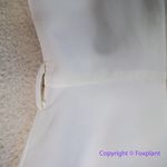 BLITHE Asymmetrical sleeveless Dress off white/ ivory, women size S White Photo 10