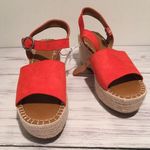 Coral Espadrilles Orange Size 9.5 Photo 4