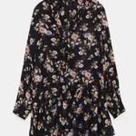ZARA Floral Print Ruffle Flowy Mini Tie Dress Photo 6
