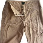 J.Crew  Khaki Utility Cargo Pants Favorite fit Tan Brown Size 2 Low Rise Flare Photo 2