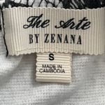 Zenana Outfitters The Arte by Black White Lace Zip Front Bustier Corset Crop Top, size S Photo 2