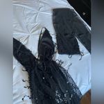 Black sequin mini dress Photo 1