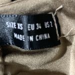 SheIn Brown Ruched Cross Halter Neck Strapless Top Size XS Photo 5