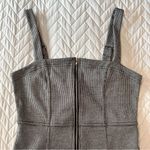 Forever 21 Houndstooth Zip-Front Mini Dress Size M Corporate Siren Collegiate Photo 7