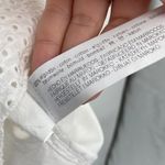 ZARA  Basic White Poplin Eyelet Dress Cottage Core Photo 4