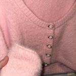 for Love & Lemons Anastasia Cropped Cardigan Carnation Pink Size XL Photo 2